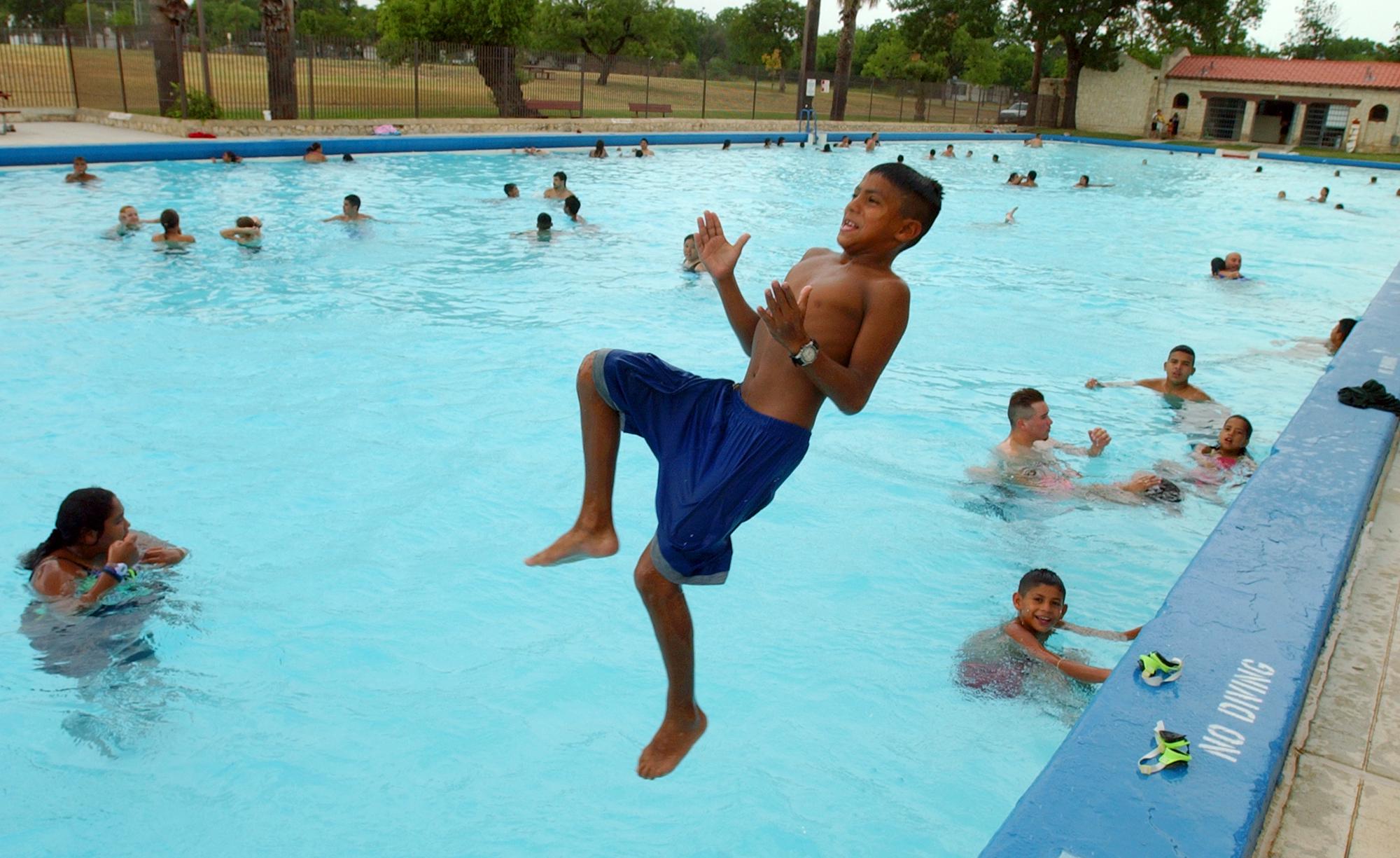 San Antonio’s historic public swimming pools reopen just in time for