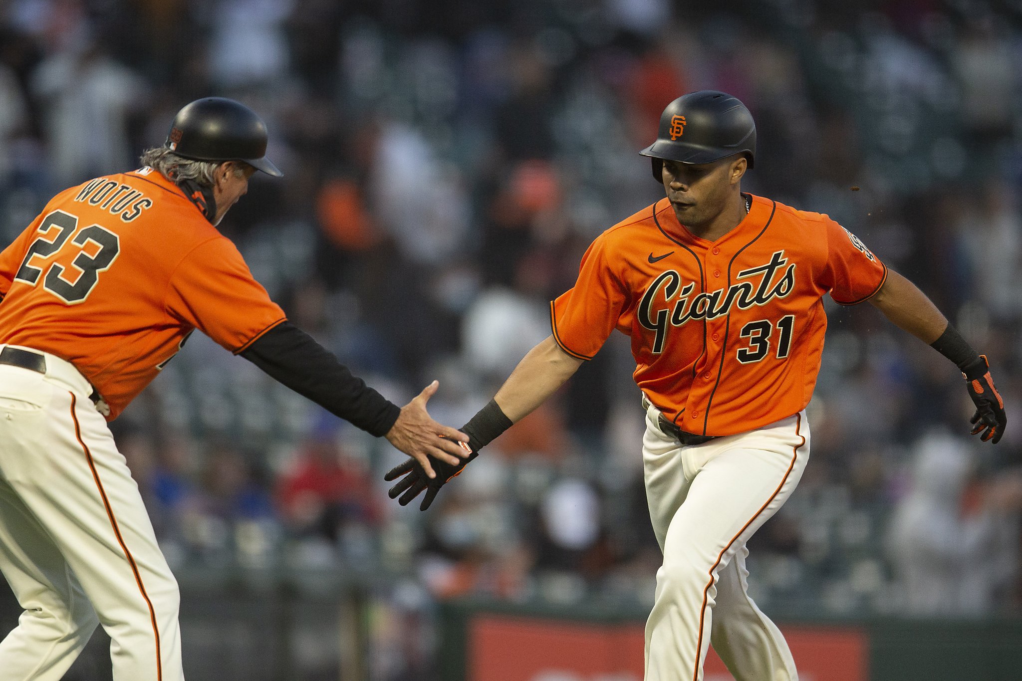 San Francisco Giants Joc Pederson discusses his team's mentality this season