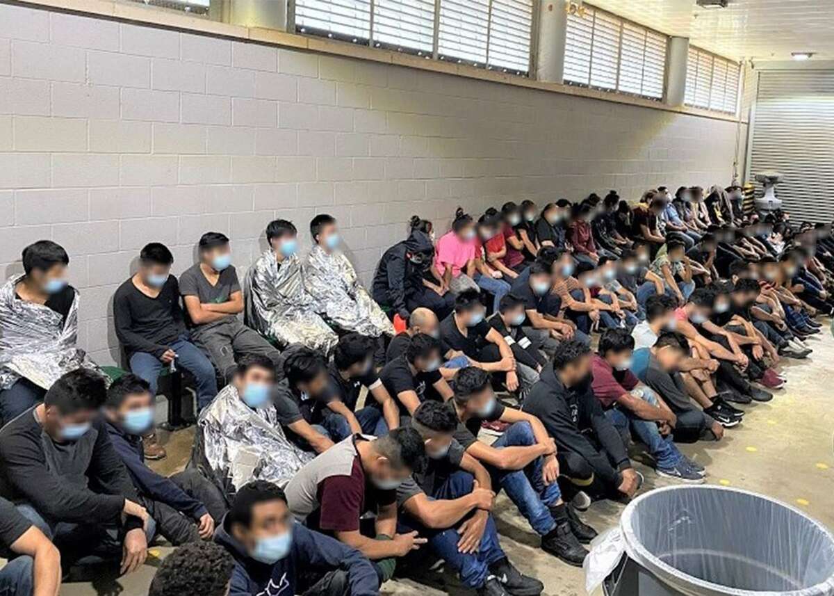 U.S. Border Patrol agents said they discovered these 108 migrants in the back of an 18-wheeler.
