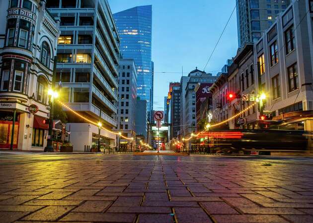 Businesses along Main Street, Tuesday, July 28, 2020, in downtown Houston. City and downtown officials, spurred by some bar owners and restaurateurs, are working on possible plans to use Main Street for outdoor dining.