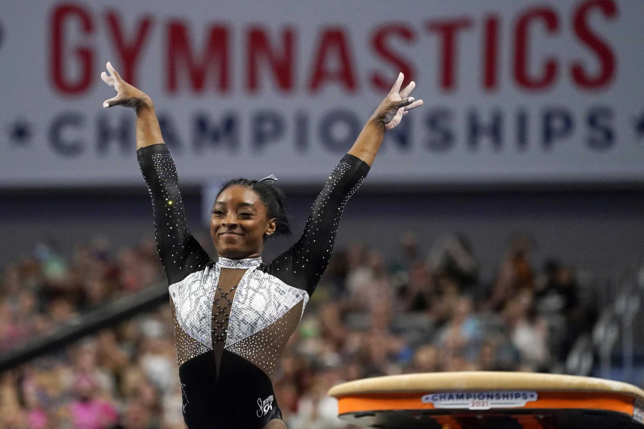 Simone Biles makes history again: Clinches gold on beam and floor