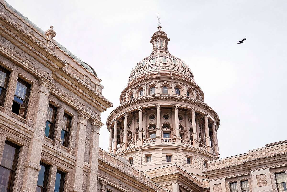 A general view of the Texas Capitol during the 87th Texas legislature on Friday, May 7, 2021, in Austin, Texas. (Smiley N. Pool/The Dallas Morning News)