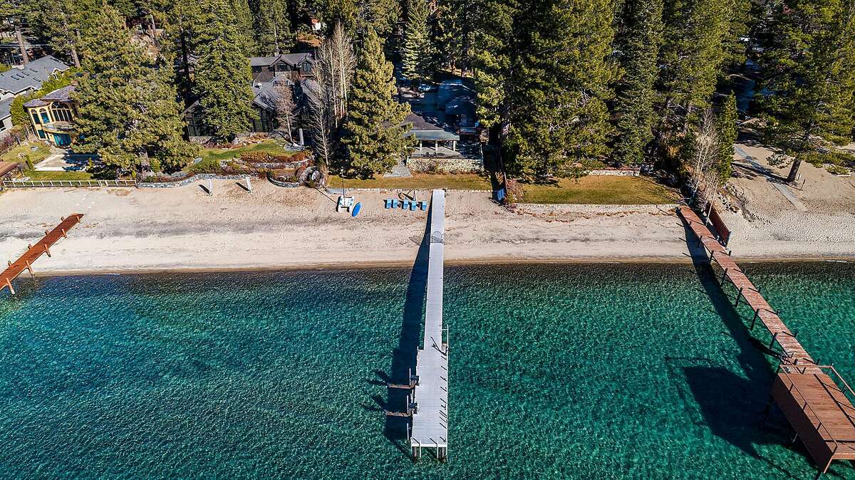 This lakefront property in Lake Tahoe sold last month for $22 million, the highest-priced sale in Incline Village so far this year. The 5,163-square foot property has four bedrooms and seven bathrooms, and has a much-sought-after private pier along a sandy beach.