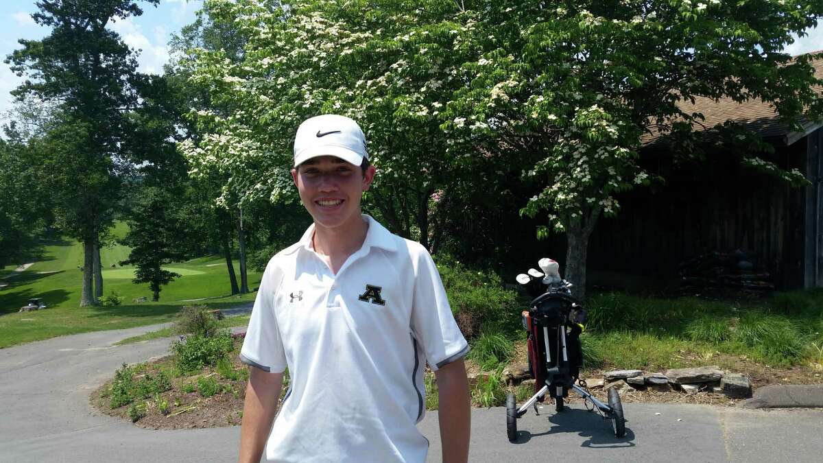 Amity’s Brett Chodos earned medalist honors with a 70 at the CIAC Division I boys golf championship on Monday.