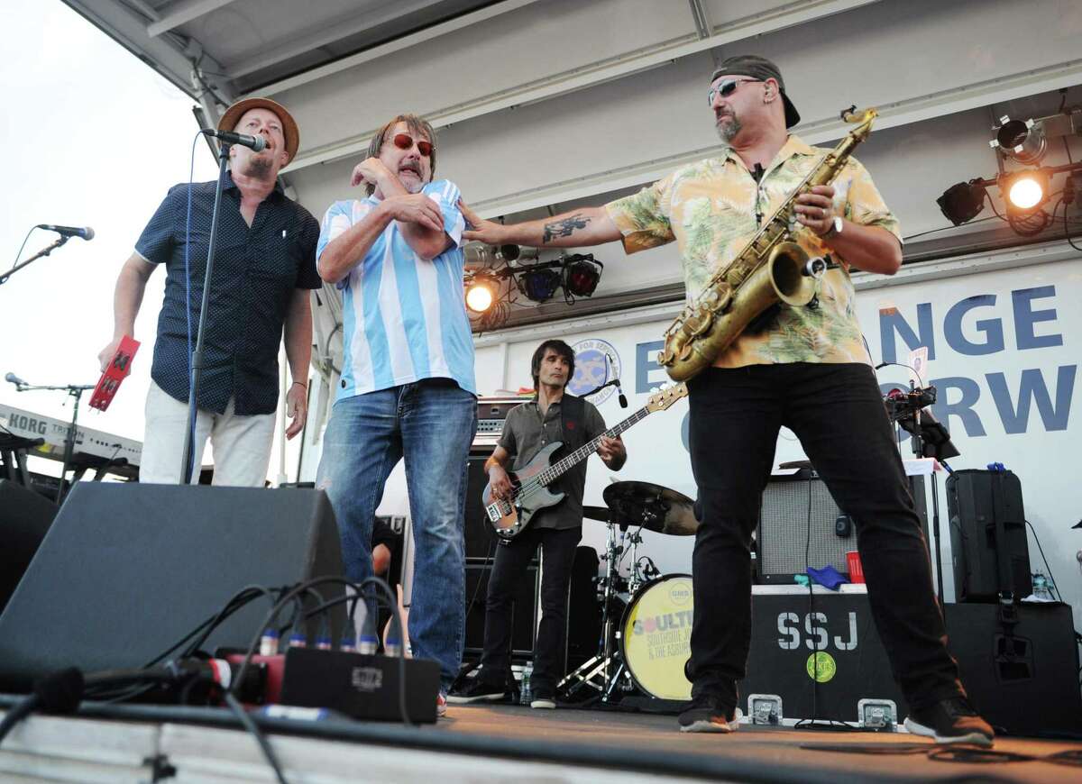Blues-rockers Southside Johnny and the Asbury Jukes perform at the Norwalk Independence Day fireworks celebration at Calf Pasture Beach in Norwalk, Conn. Monday, July 3, 2017. In addition to the colorful fireworks display, the program included a kids magic and music show by The Amazing Andy, a DJ set from DJ Nuzzo, and music from blues-rockers Southside Johnny and the Asbury Jukes.