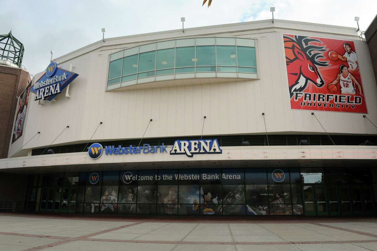 Exterior of the Webster Bank Arena, in Bridgeport, Conn., Oct. 7, 3013.
