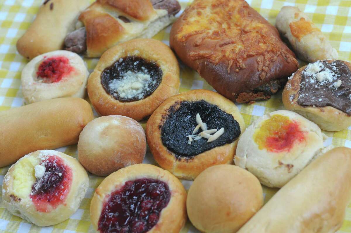 Kolaches come in all shapes and sizes with a wide range of fillings in South Texas.