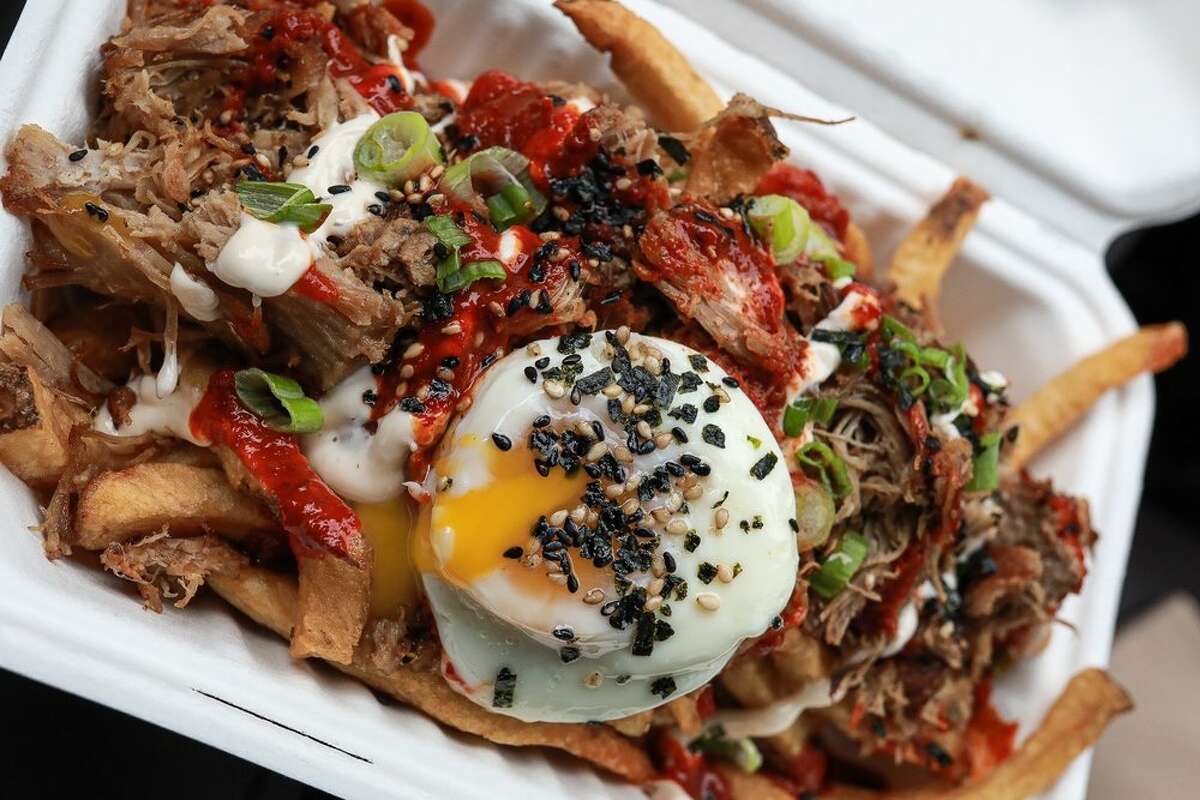 A photo of the Aloha Frieze by Marination Ma Kai, included in Frank Es's Yelp review.