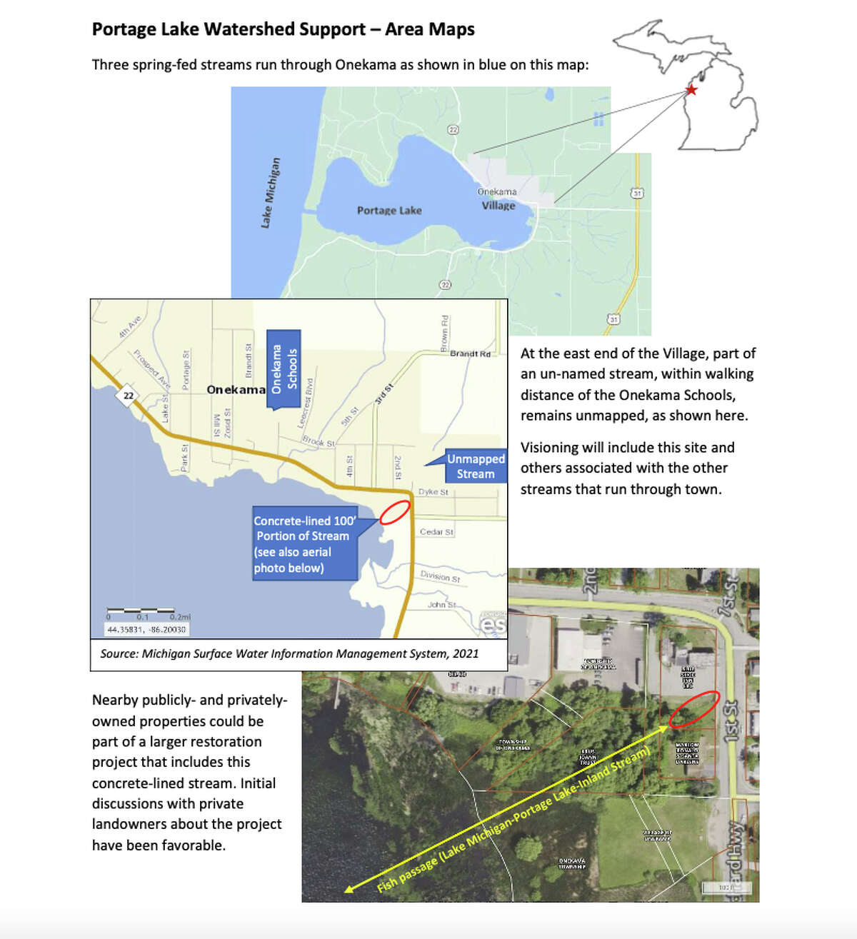 What will this 40,000 water project looks like? Onekama community to
