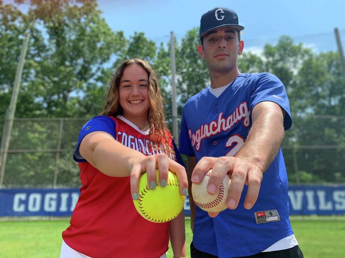 Pitchers Kelly Boothroyd and Kolby Pascarelli have helped lead the Coginchaug softball and baseball teams to the Class S state championship games.