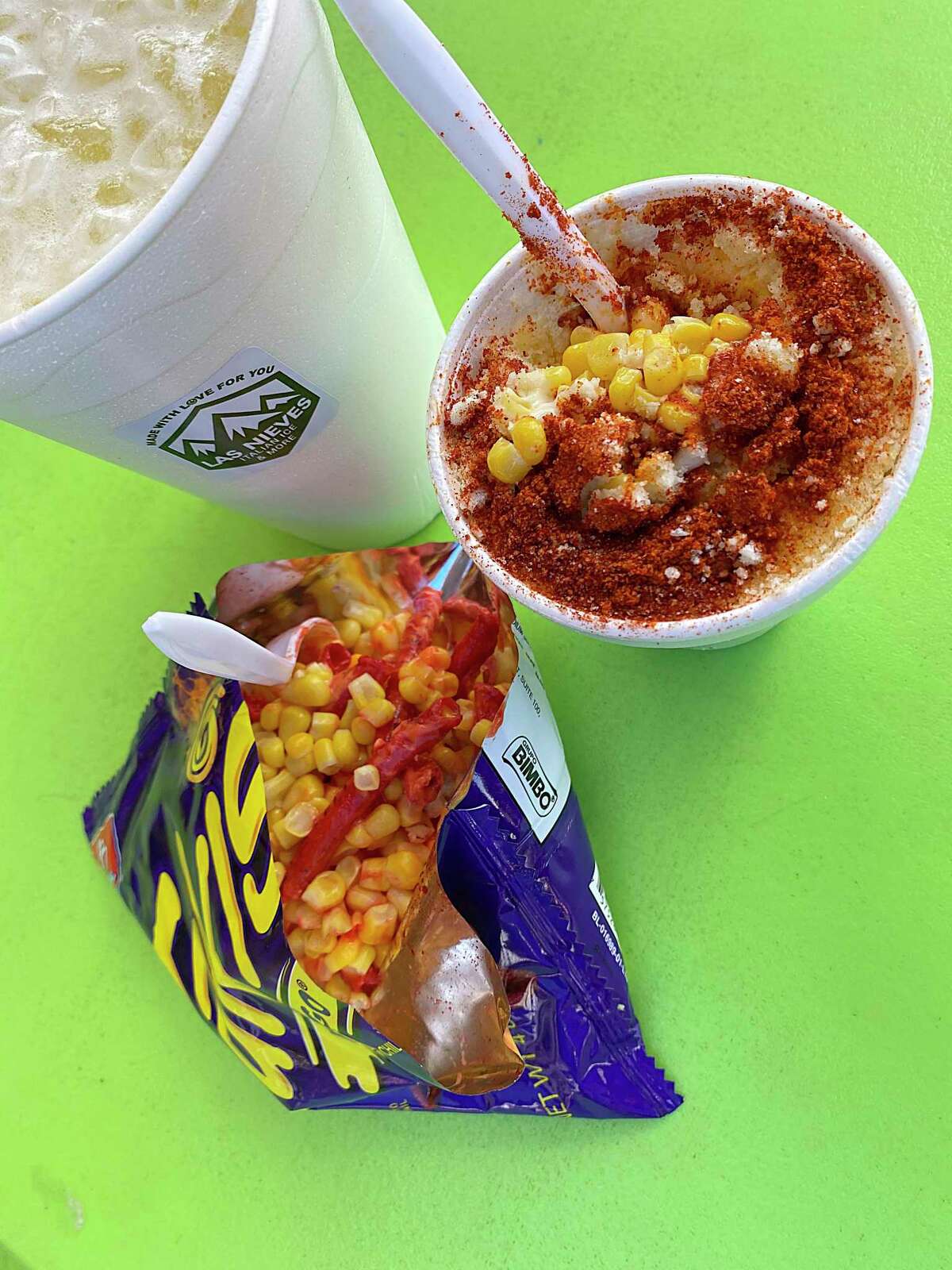 6 spots serving up elote en vaso that have the puro San Antonio stamp of  approval