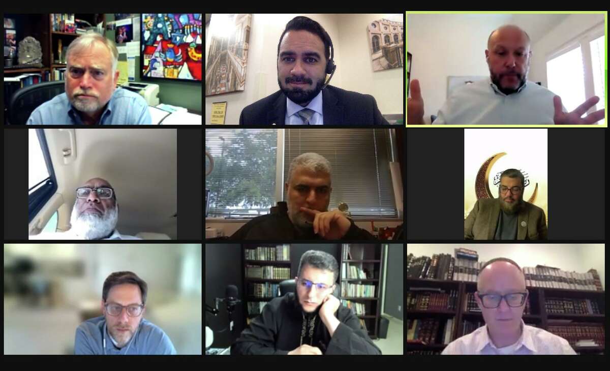 Houston imams and rabbis gather via Zoom on May 21, hours after the Israeli-Palestinian ceasefire was announced.