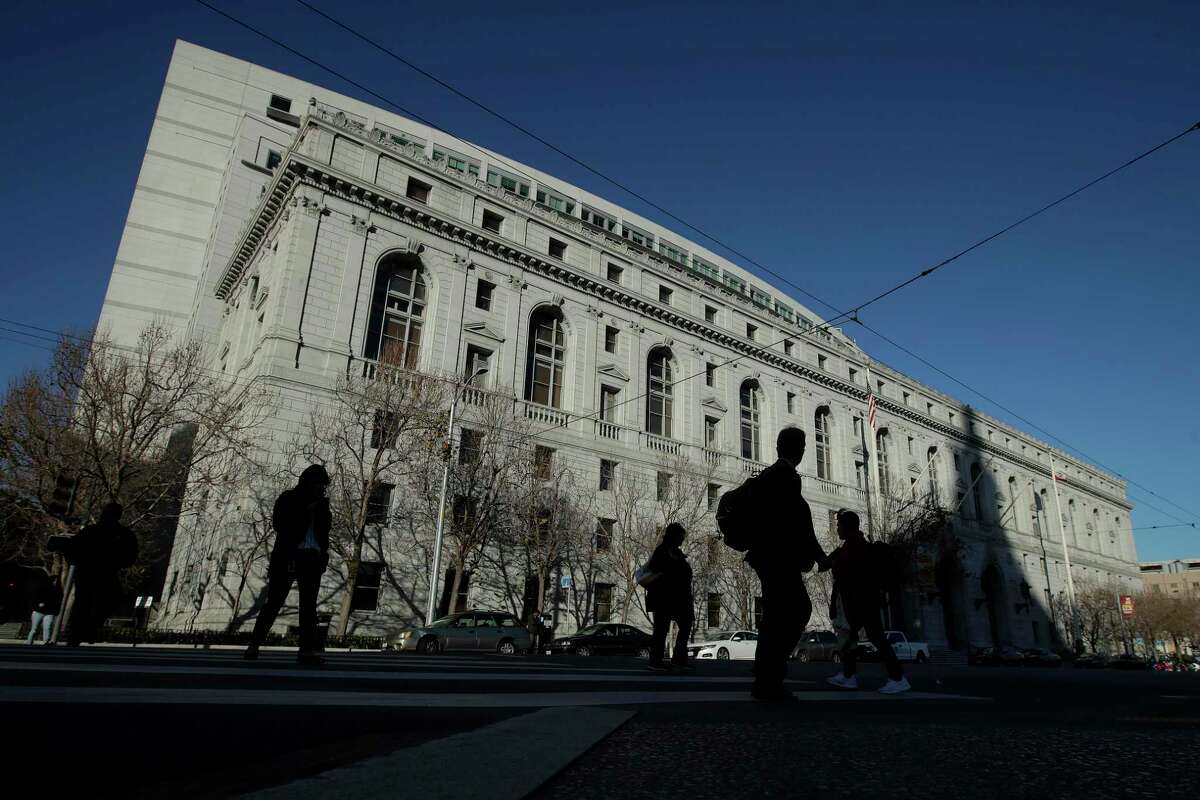 The Earl Warren Building, headquarters of the Supreme Court of California, in San Francisco. The state Supreme Court allowed Gov. Newsom on Wednesday to grant clemency and parole eligibility to a man convicted of murdering an El Cerrito restaurant worker during a 1980 robbery.
