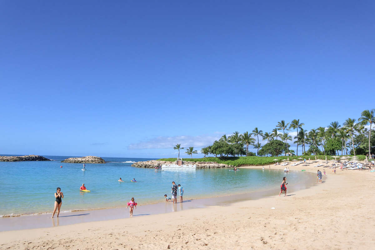 Aulani's beach.