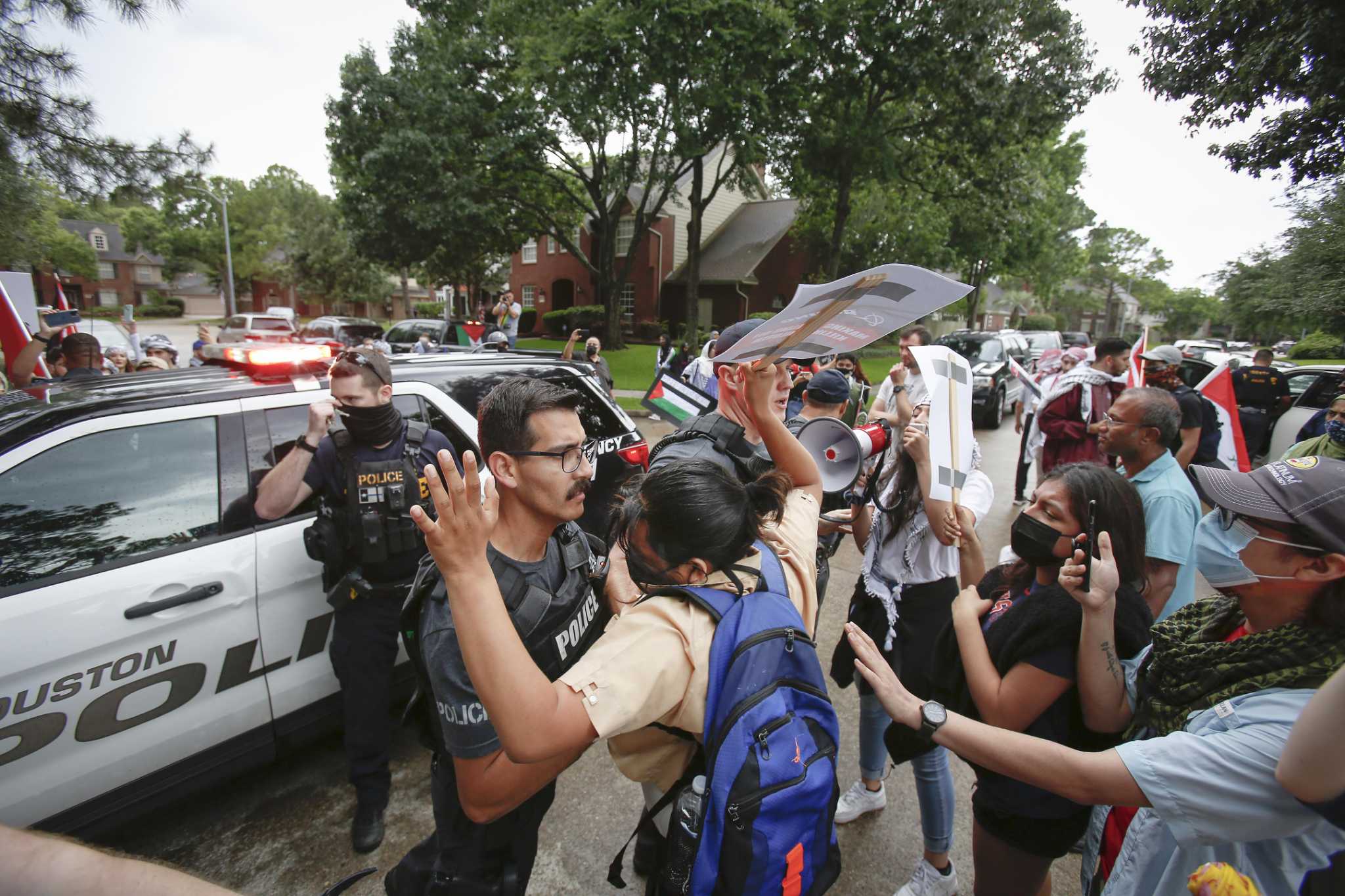 Houston Police Photographed Protester At Multiple Pro-Palestine Events ...