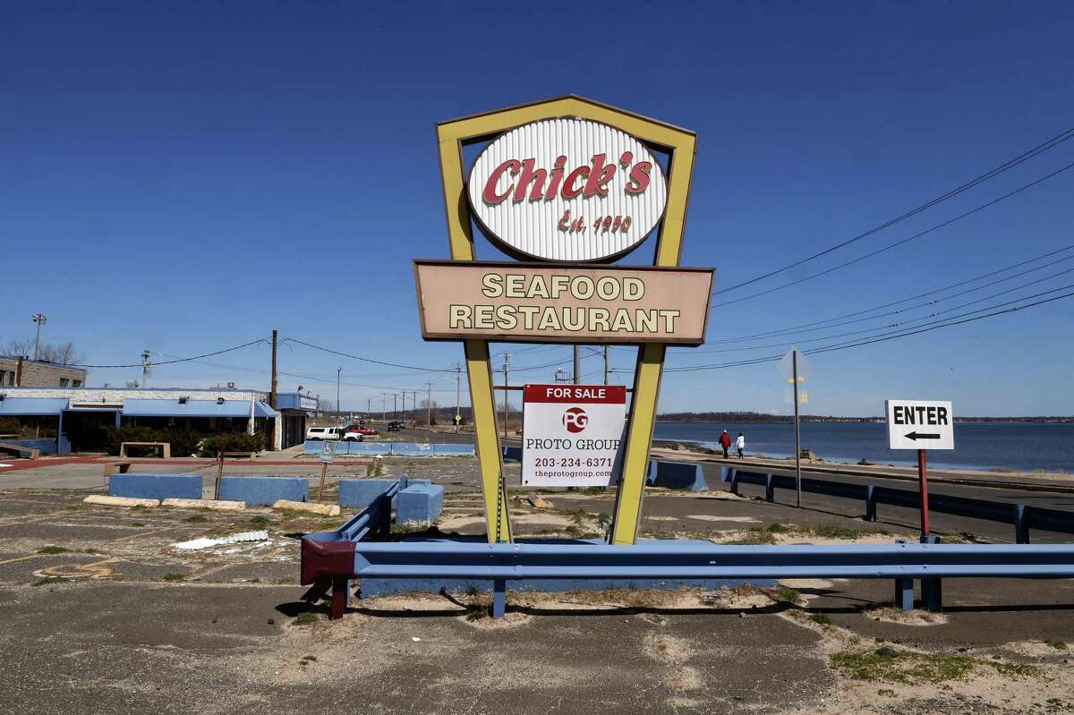 The former Chick’s Drive-In in West Haven photographed on April 6, 2021.
