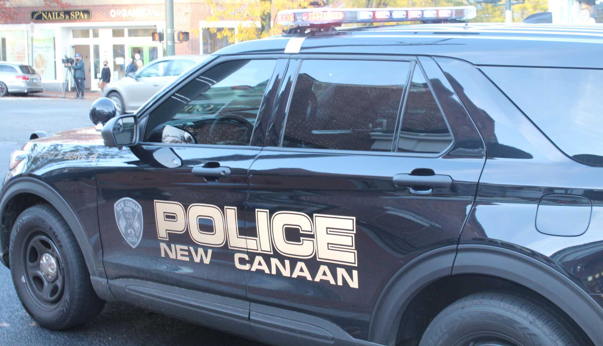 Pedestrian stuck by vehicle in New Canaan, treated for minor abrasions