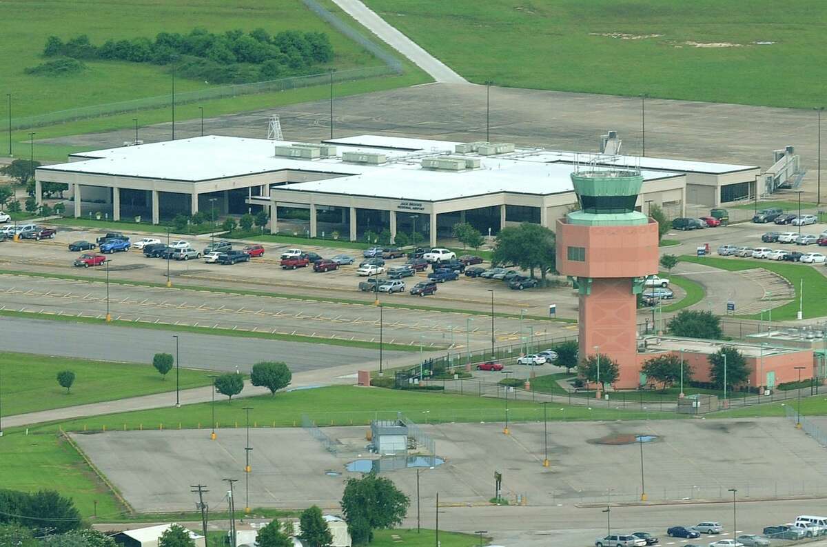 A small plane made an emergency landing at Jack Brooks Airport
