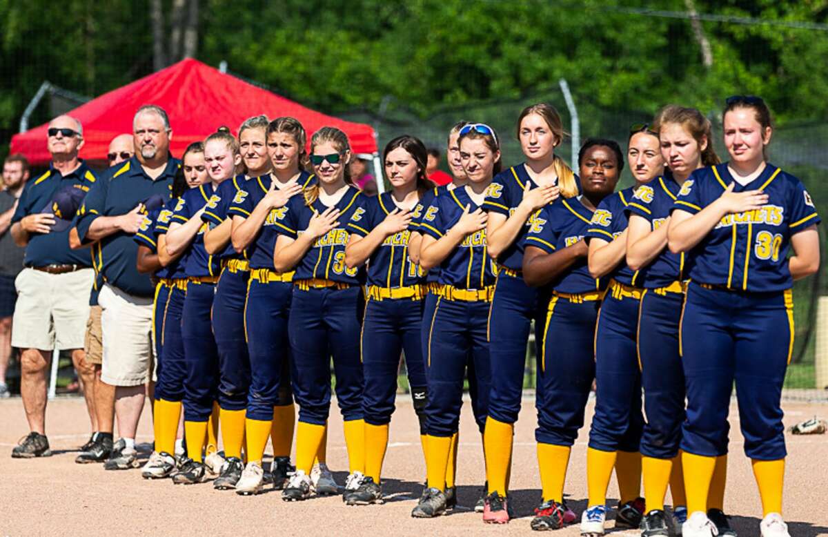The 2021 Bad Axe varsity softball team's quest for a state championship came to a end on Saturday as the Hatchets fell to top-ranked Millington, 6-1, in the regional semifinals. Bad Axe finishes the season as district champions with a record of 25-15. 