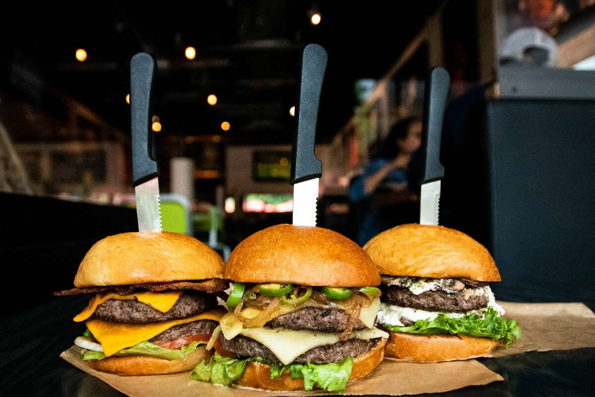 Burgers at Hopdoddy Burger Bar.