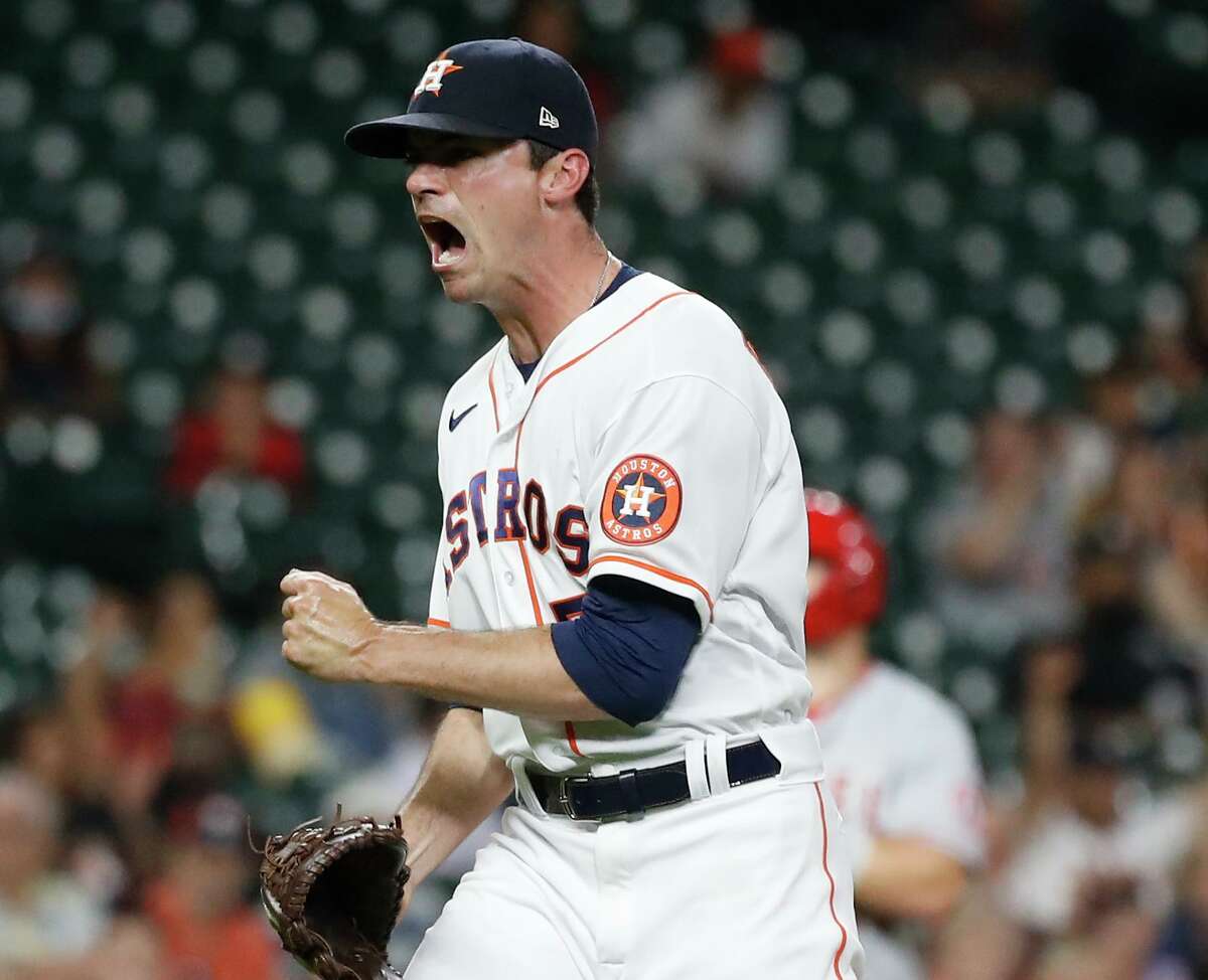 Astros lefthanded reliever Brooks Raley has stranded 13 of 18 inherited runners this season.