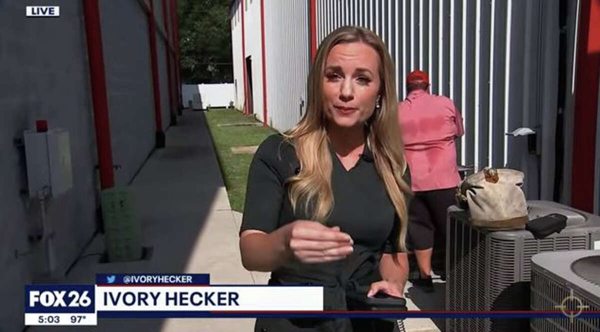Houston Fox 26 reporter Ivory Hecker said during a live broadcast Monday that the network is "muzzling" her from covering certain stories. She said she plans to release secret recordings through the conservative activist group Project Veritas. 