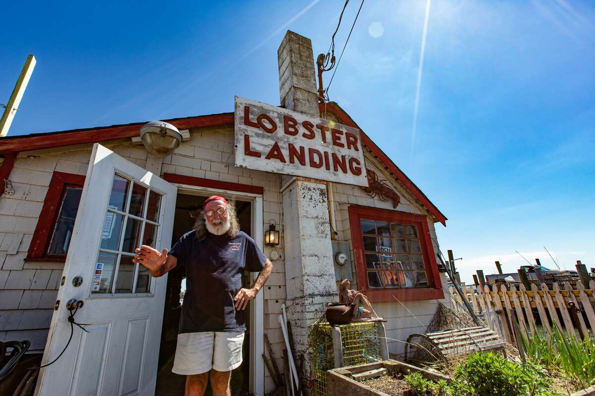 Enea Bacci, co-owner of Lobster Landing in Clinton Conn., on May 27, 2021.