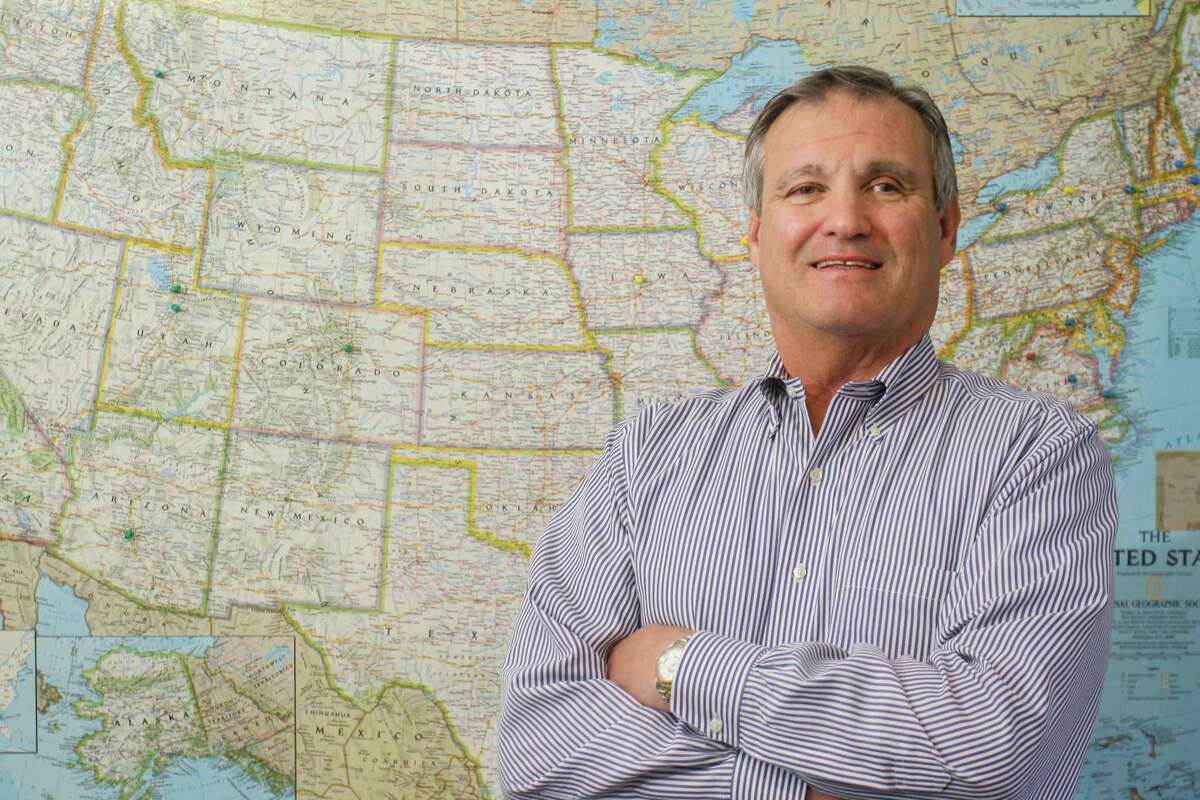 Brian Lane, CEO Comfort Systems USA, at their Houston office on June 3, 2021.