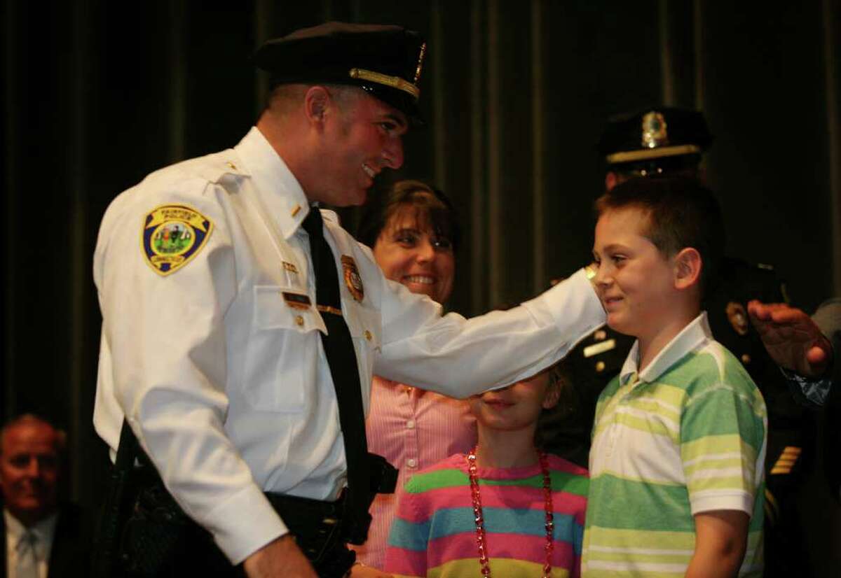 Chris Lyddy, new Fairfield deputy police chief, sworn in