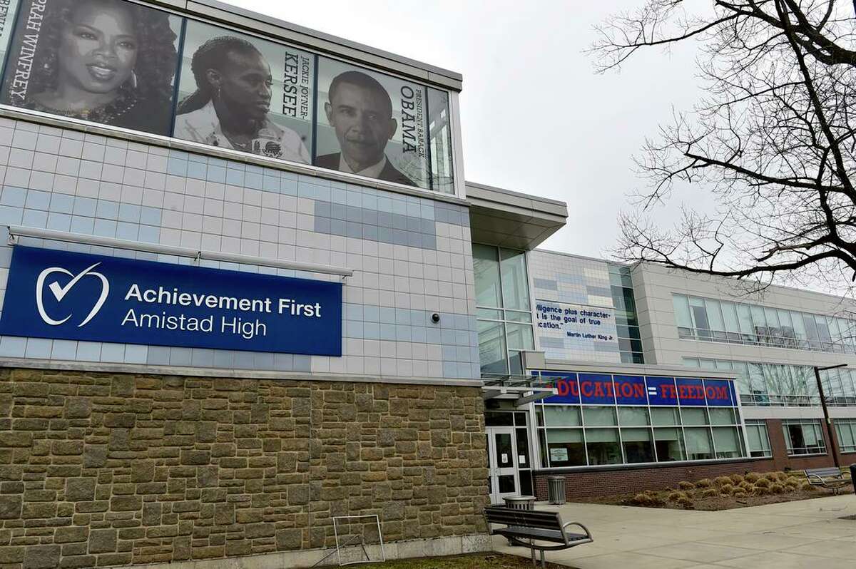 Achievement First Amistad High School on Dixwell Avenue in New Haven
