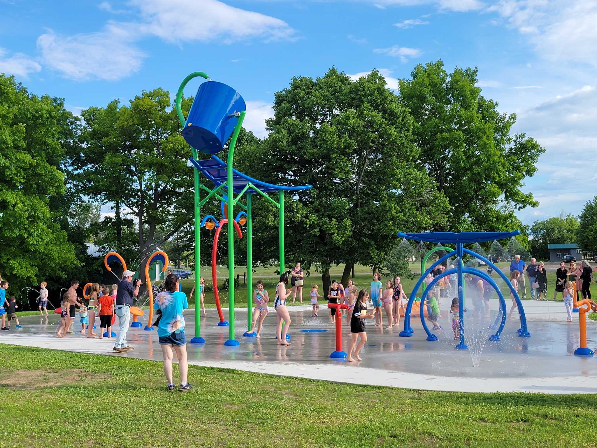 Caro splash pad first in city's recreational revitalization series