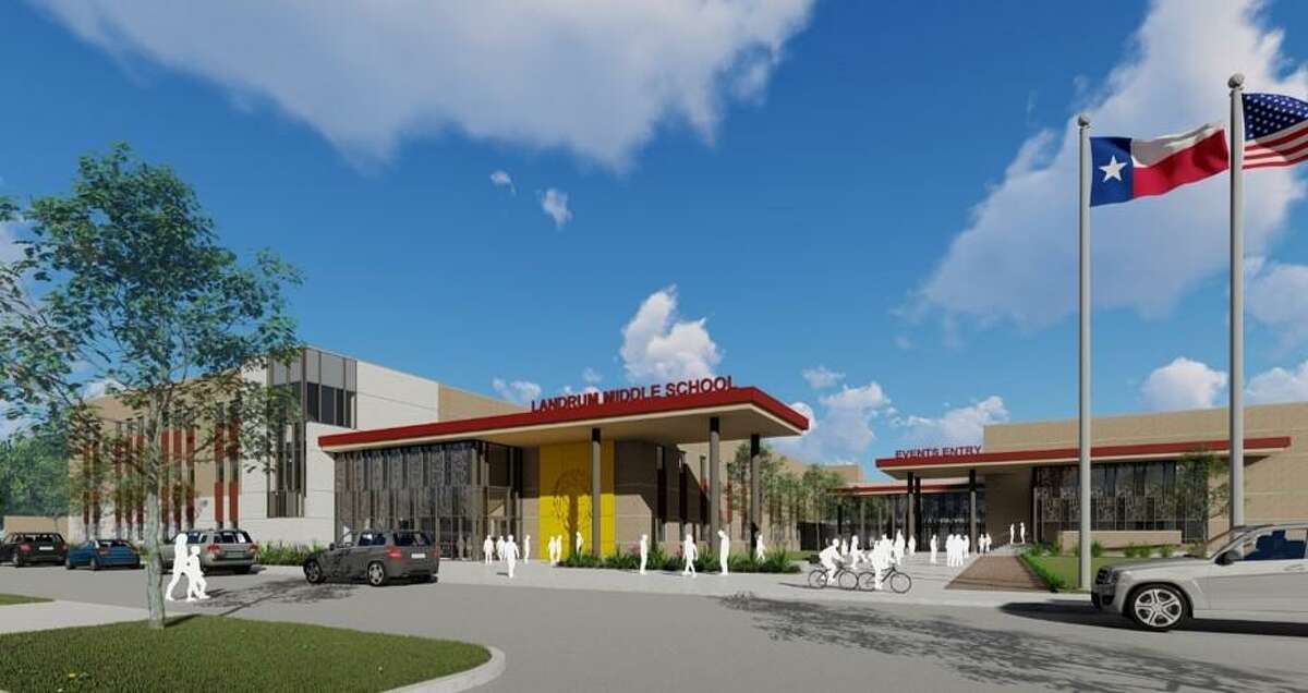 A rendering of what the new Landrum Middle School will look like