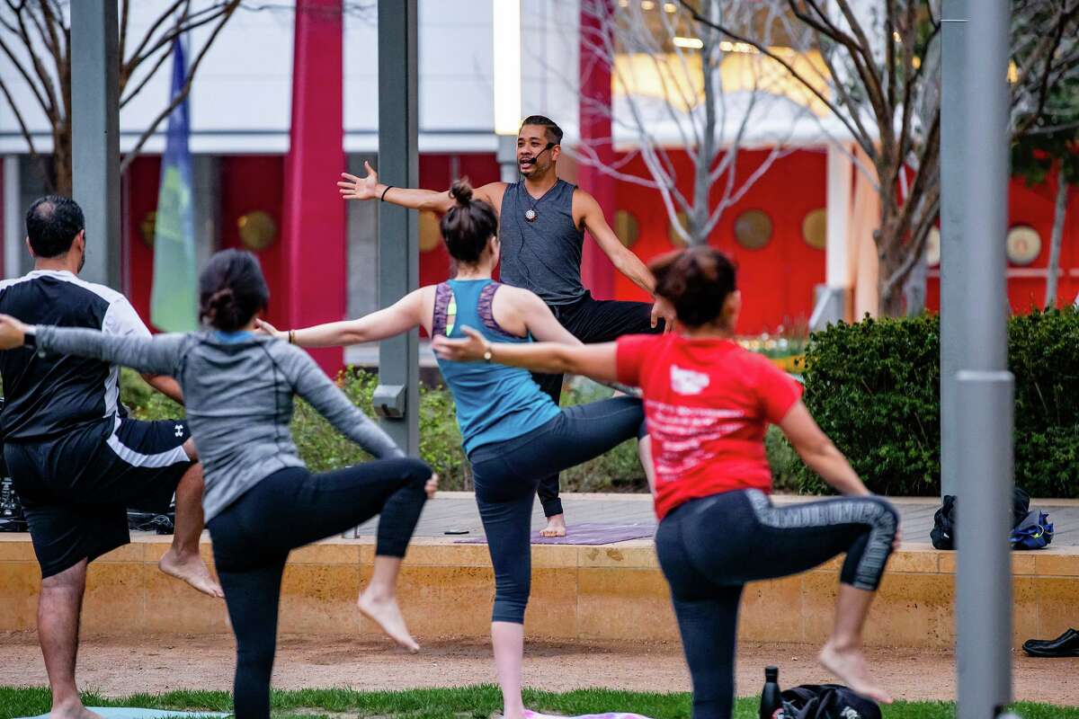 Core Focused Yoga at Discovery Green.