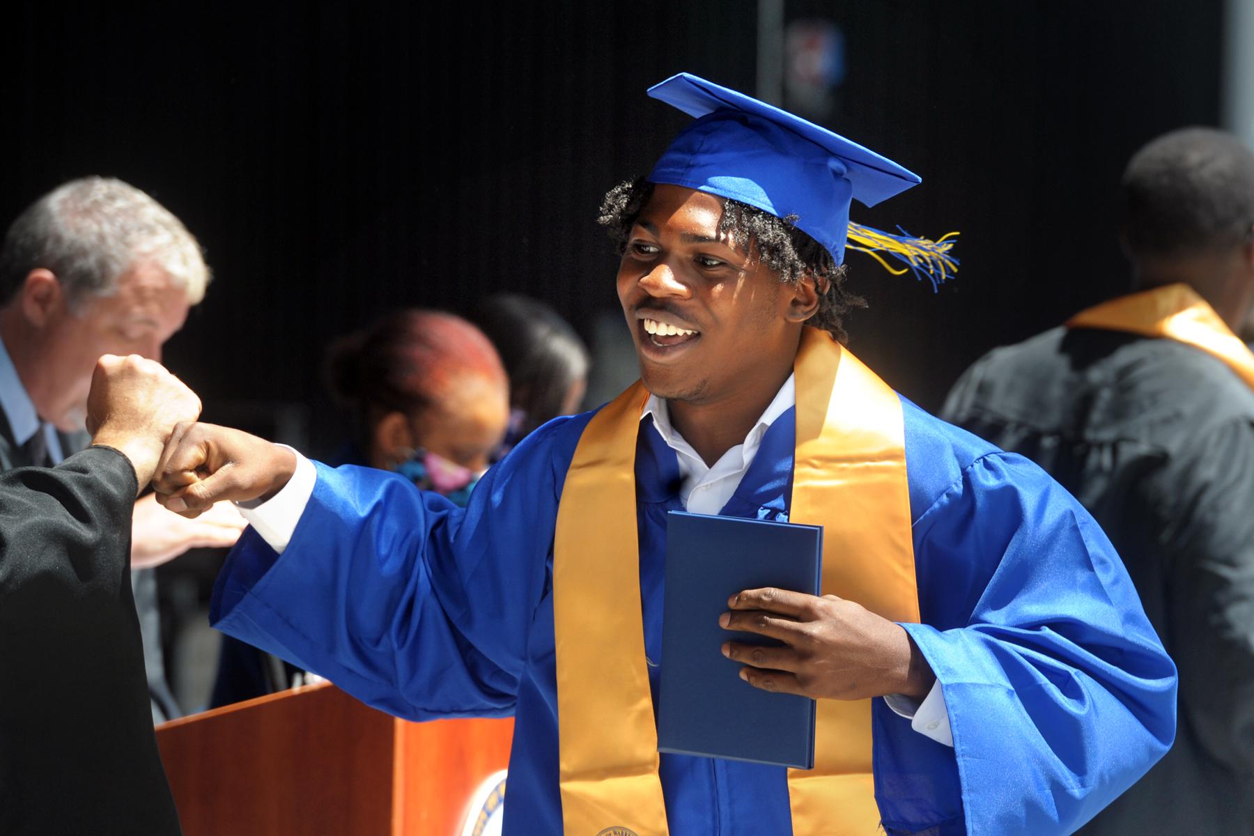 Photos: Bridgeport’s Harding High School celebrates its 2021 graduates