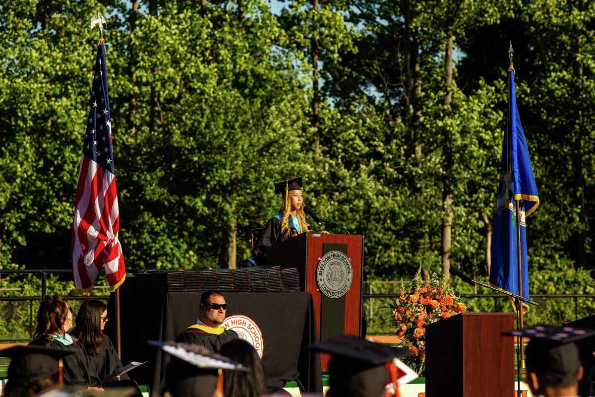Shelton High School graduation for the Class of 2021 on Wednesday, June 16 2021.