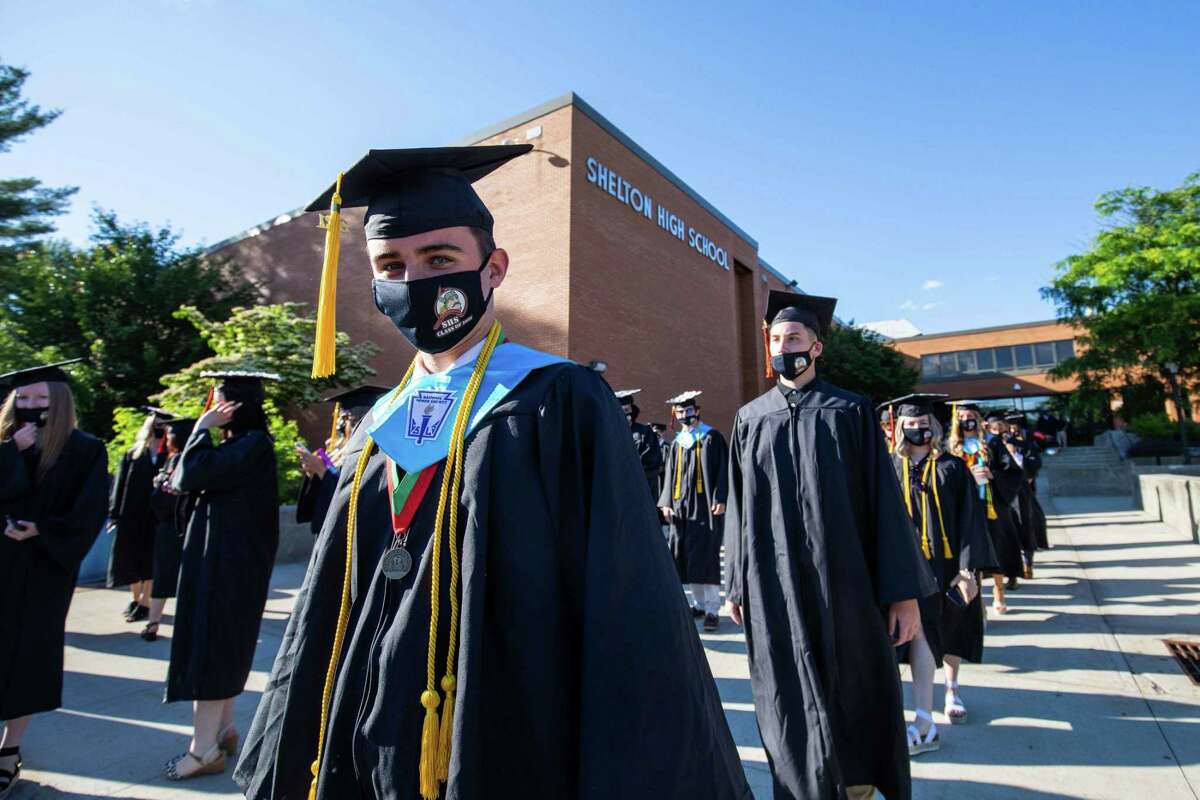Shelton High School graduation for the Class of 2021 on Wednesday, June 16, 2021.