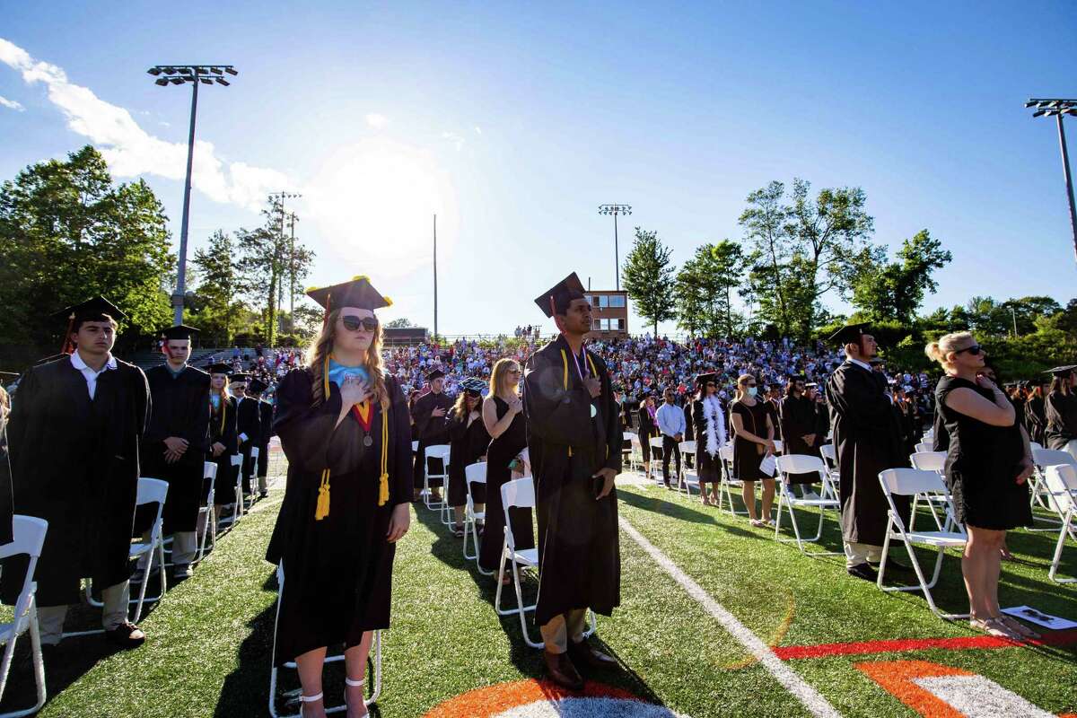 Shelton High School graduation for the Class of 2021 on Wednesday, June 16, 2021.