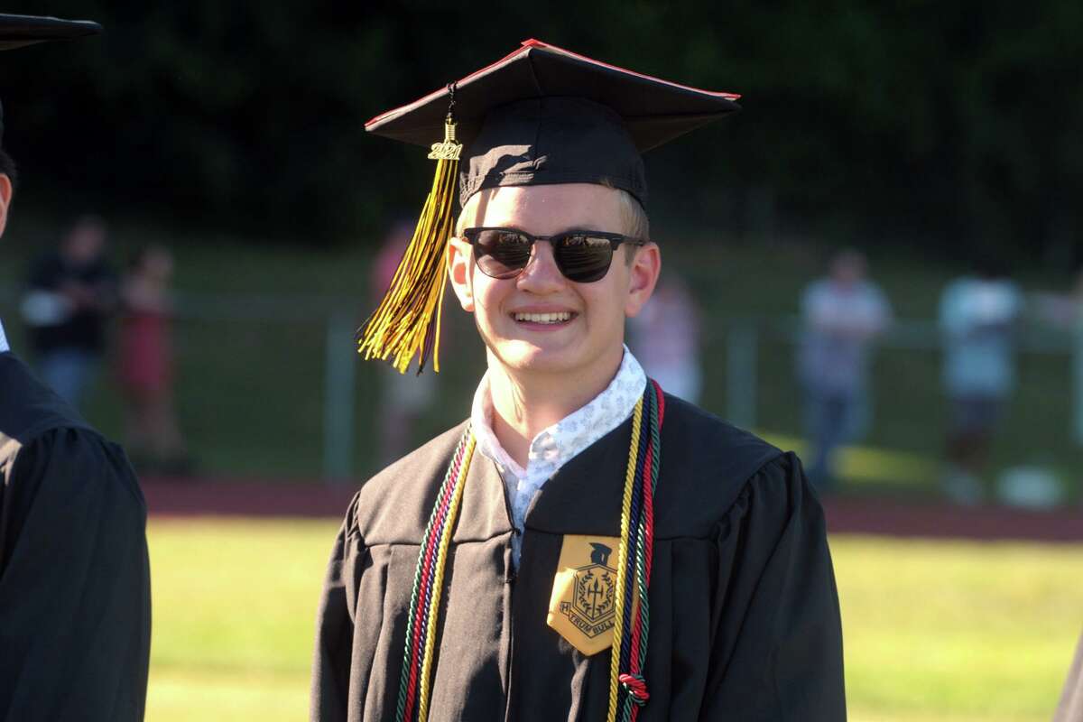 Graduation for the Trumbull High School Class of 2021, in Trumbull, Conn. June 17, 2021.