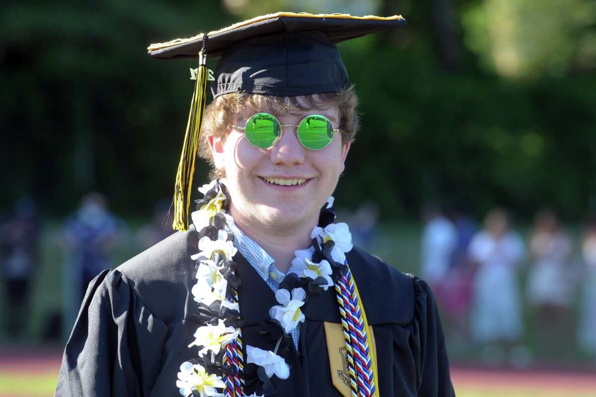 Graduation for the Trumbull High School Class of 2021, in Trumbull, Conn. June 17, 2021.