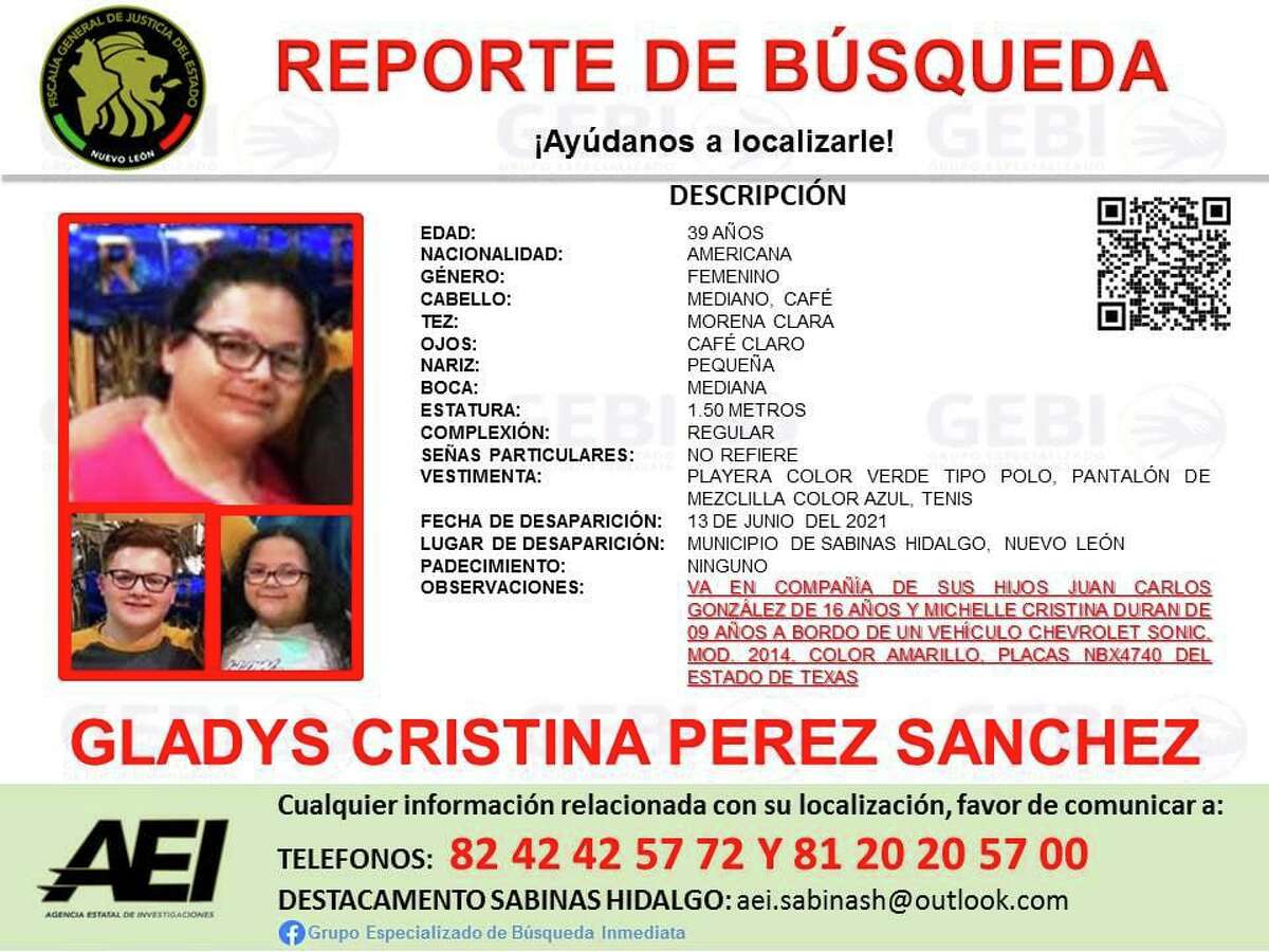 Mexican authorities in Nuevo Leon are asking the community for assistance to locate this Laredo family.
