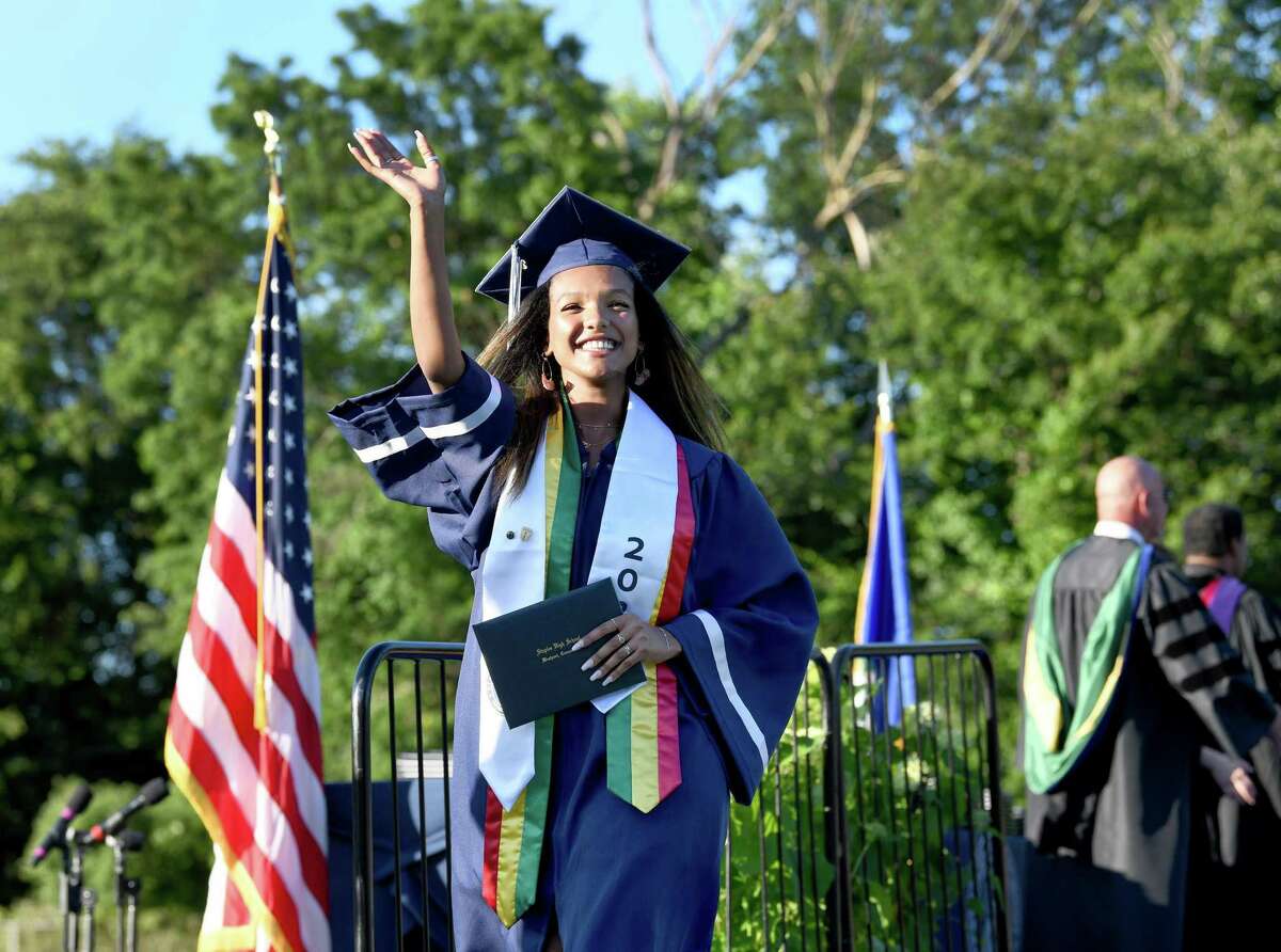 Photos: Staples High’s Class of 2021 graduates in Westport