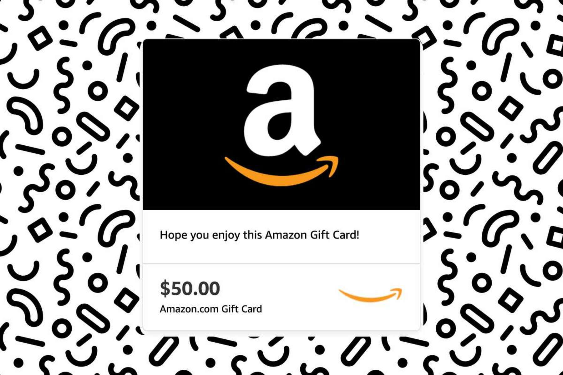amazon gift card picture front and back