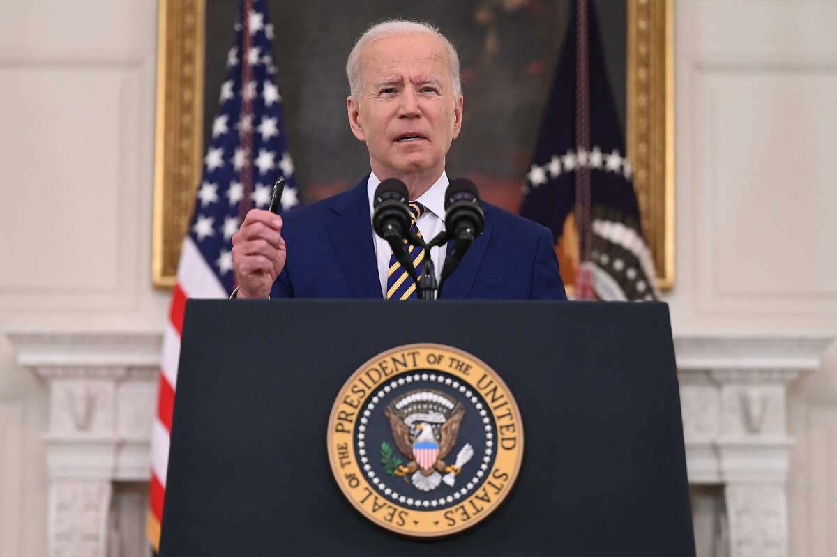 President Biden speaks about the government's COVID-19 response and vaccination program in 2021. The White House has announced the administration will cease publishing its weekly, detailed report on COVID trends and data.