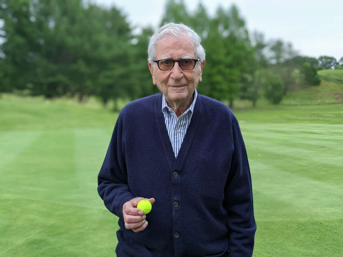 Dr. Joe Hoffman recently aced the second hole at New Haven Country Club at the age of 96.