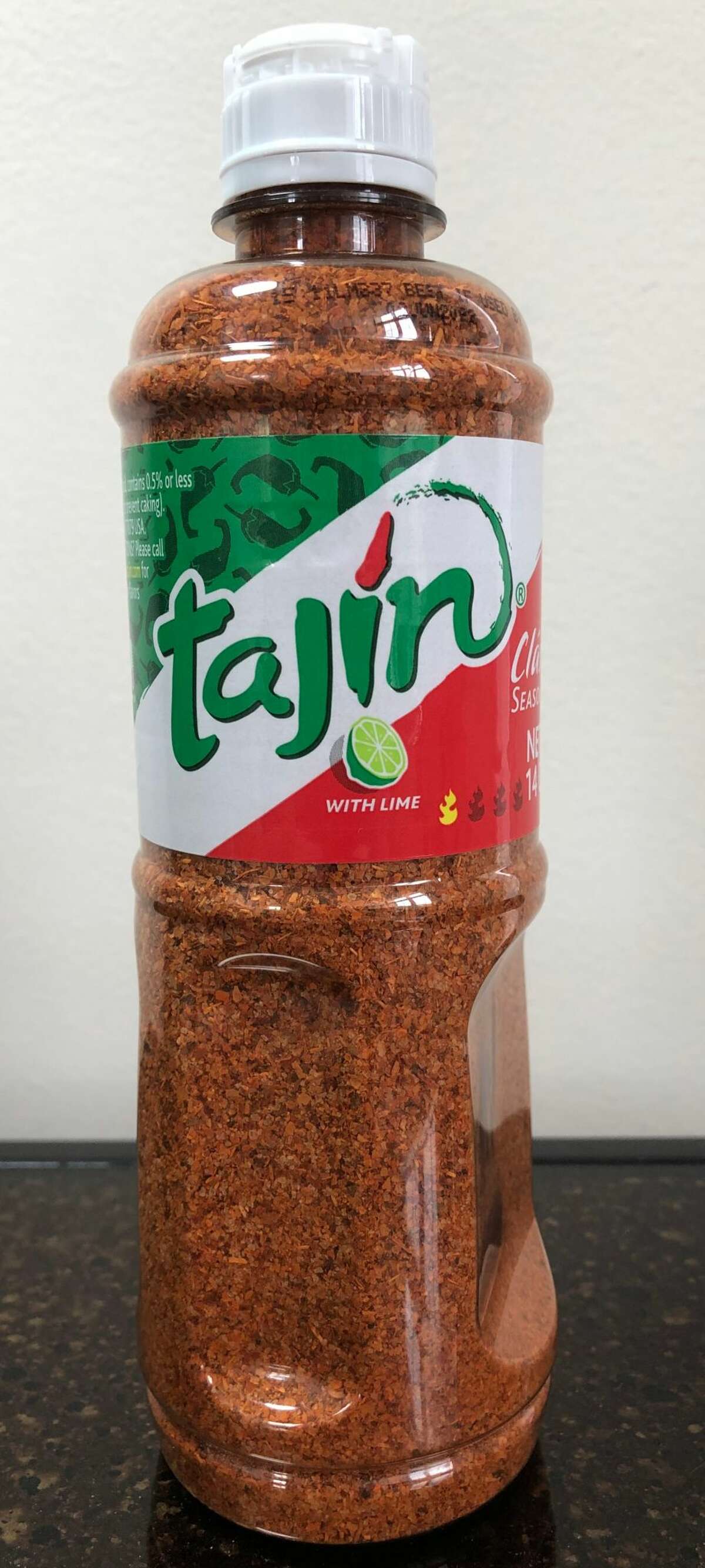 Pantry Essential: Tajin Clasico Seasoning, available in some supermarkets and online. (Ralph Elwell/for the Times Union)