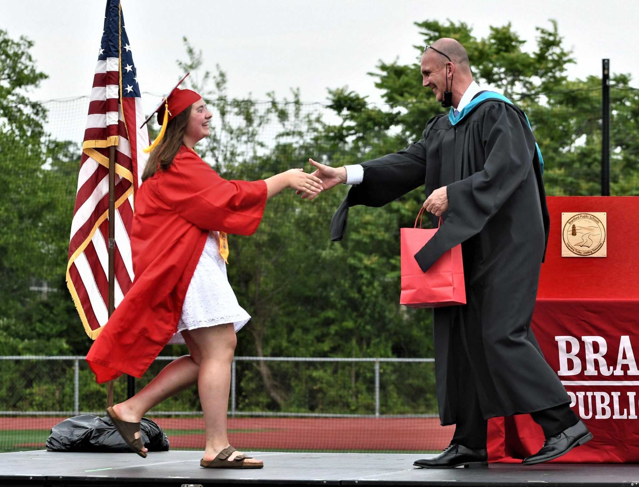 PHOTOS: Branford High School holds 'normal' graduation - Vimarsana News