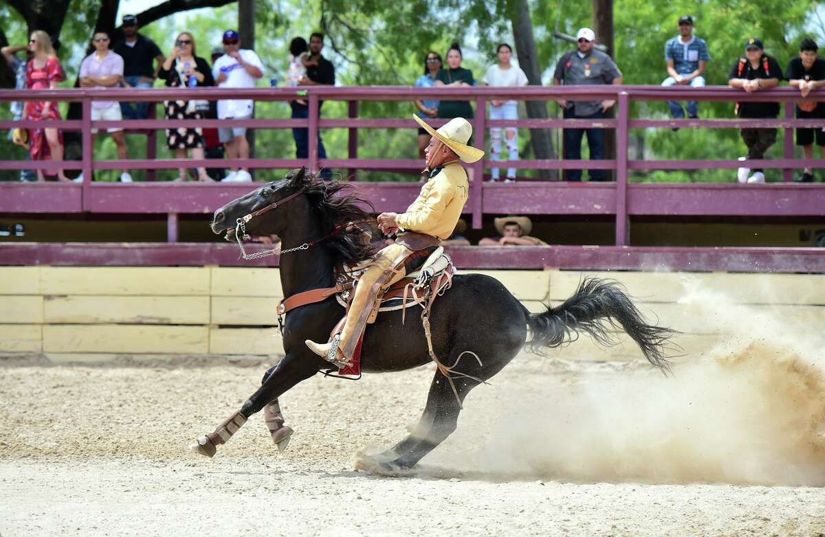 Robert Lopez is 78 years old and the oldest participant in the Day in Old Mexico and Charreada event Sunday afternoon.