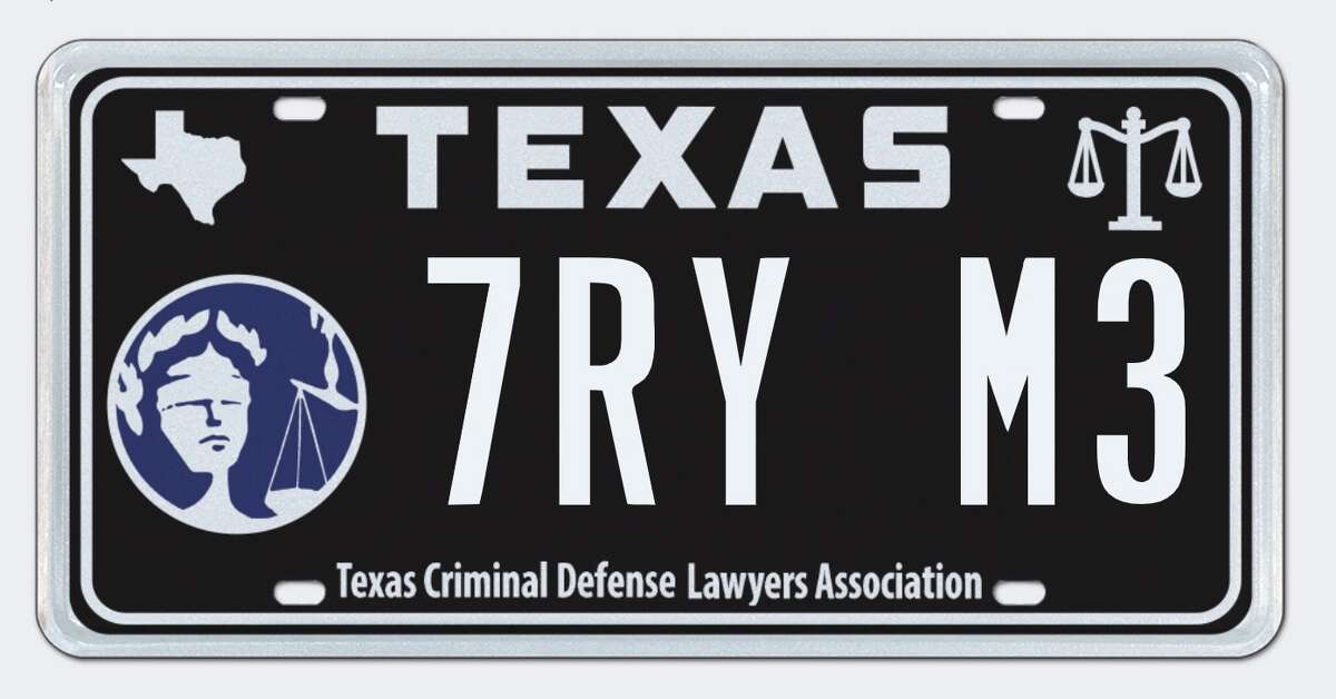 Texas Association of Criminal Defense Lawyers at MyPlates.com.