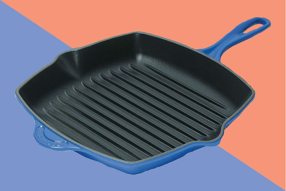 10 Enameled Cast Iron Grill Pan