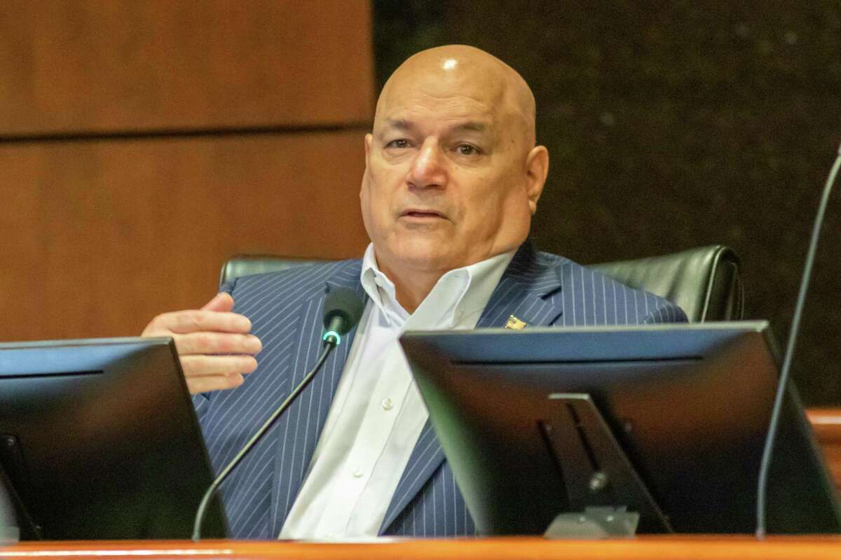 Council Member W.L. Pate, Jr. asks if the bid received for the statue is the best they can expect. The Beaumont City Council decided to accept the lone bid for the Confederate statue removed from Wiess Park. Photo made on November 24, 2020. Fran Ruchalski/The Enterprise